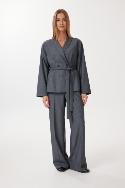 Жакет 4631 серый