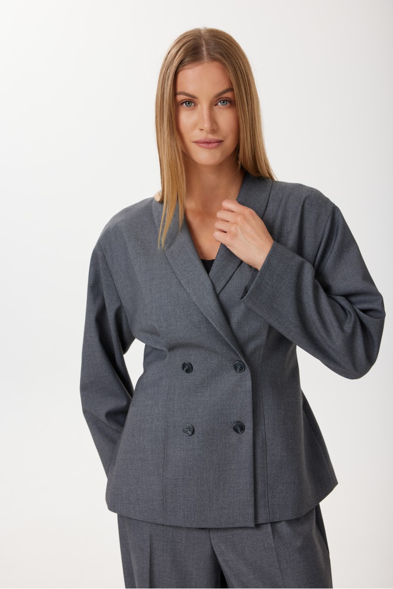 Жакет 4631 серый Жакет 4631 серый