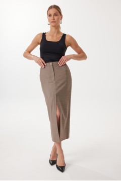 Юбка 4636 капучино