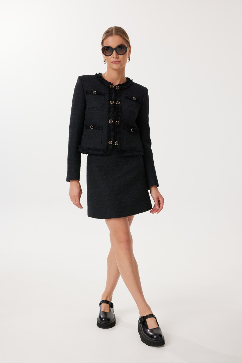 Юбка 4640 черная