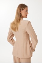 Жакет 4644 бежевый Жакет 4644 бежевый