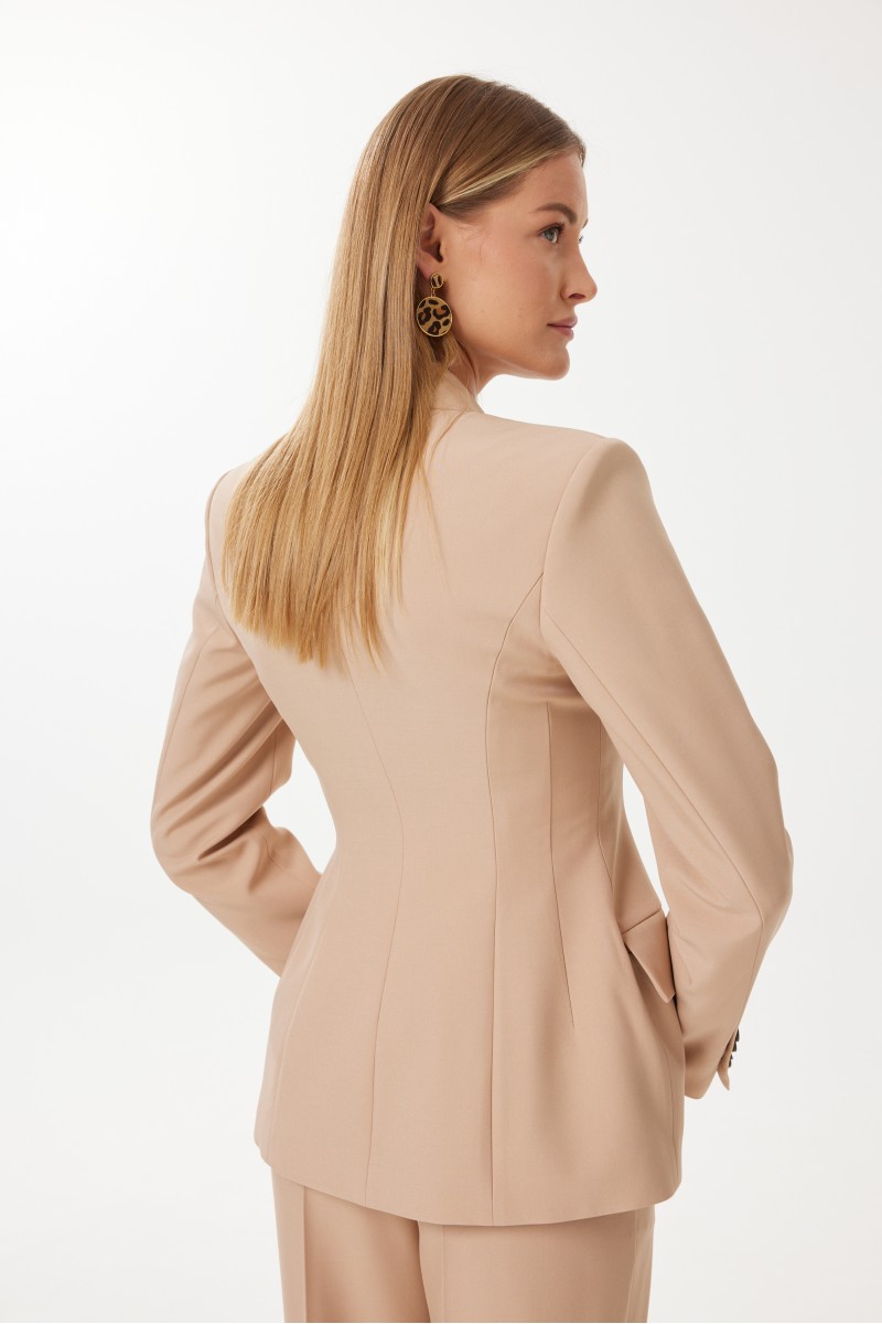 Жакет 4644 бежевый Жакет 4644 бежевый