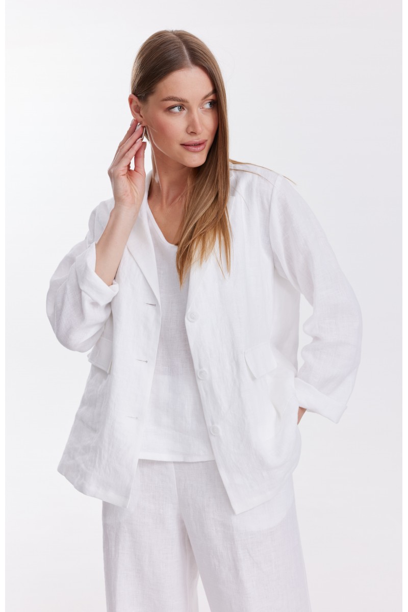 Жакет 4582 белый Жакет 4582 белый