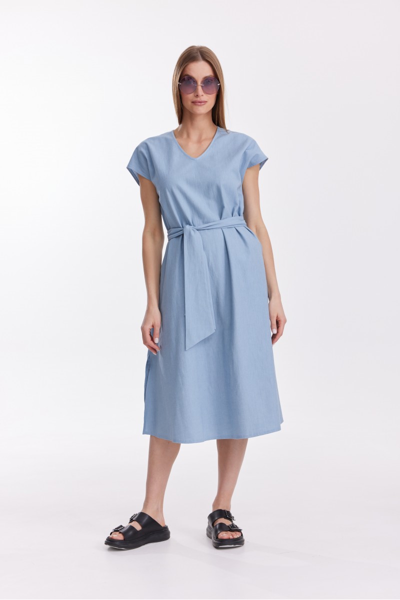 Платье 4608 голубое