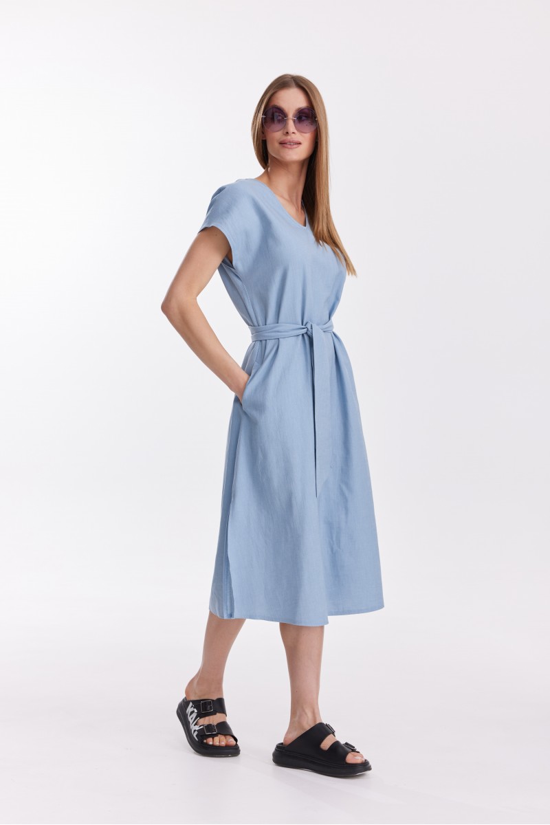 Платье 4608 голубое