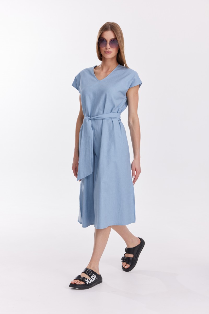 Платье 4608 голубое