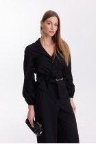 Блузка 4599-1 черная