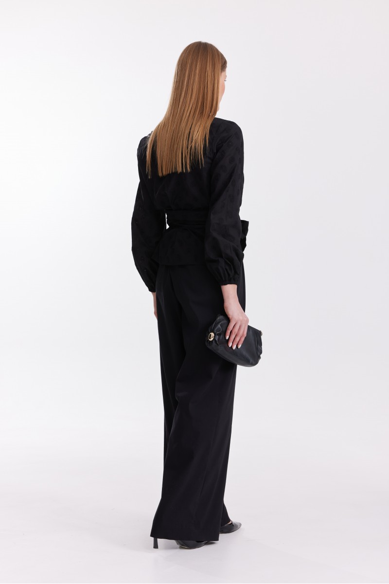 Блузка 4599-1 черная