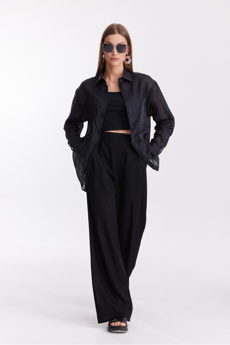 Блуза 4600-1 чёрная