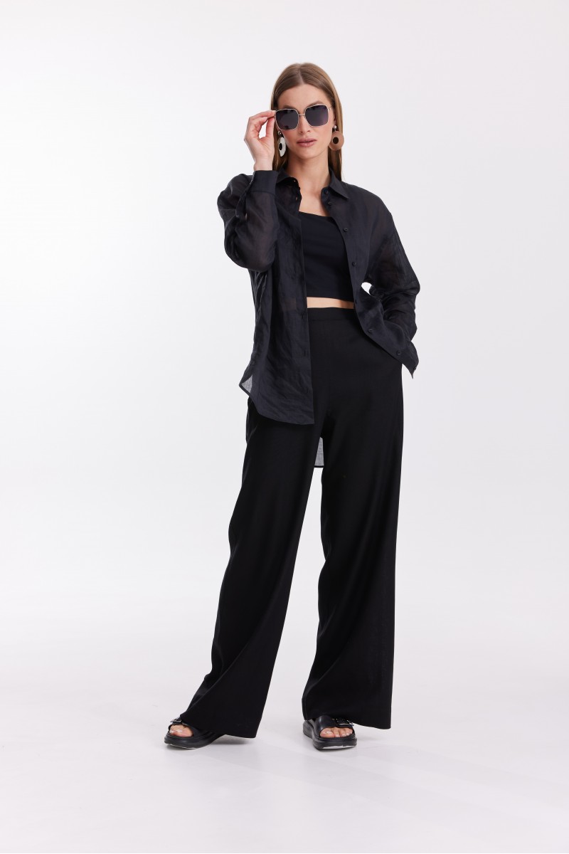 Блуза 4600-1 чёрная