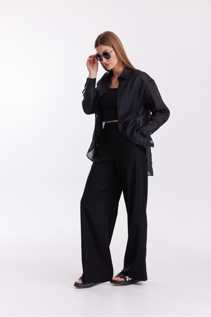 Блуза 4600-1 чёрная