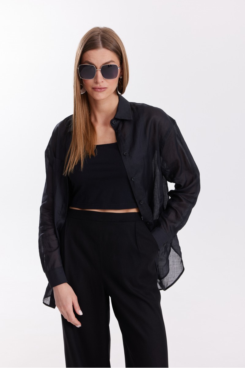 Блуза 4600-1 чёрная