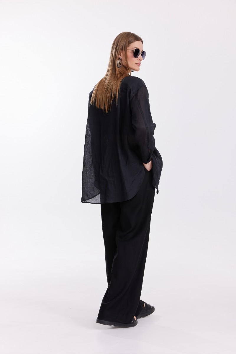 Блуза 4600-1 чёрная