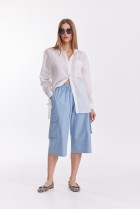 Кюлоты 4587 голубые