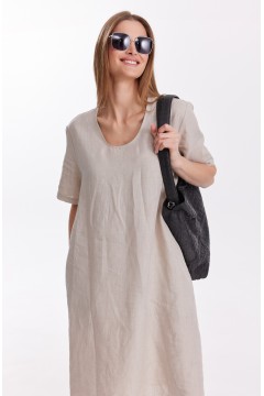 Платье 4606 беж