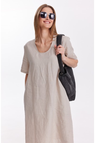 Платье 4606 беж