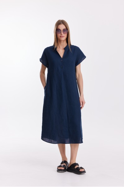 Платье 4585-1 синее