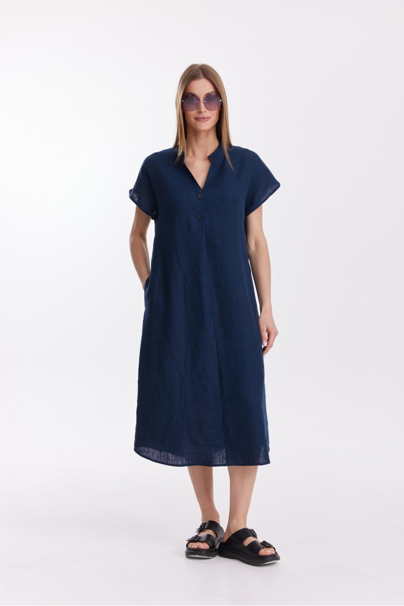 Платье 4585-1 синее