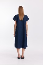 Платье 4585-1 синее