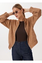 Бомбер 4649 песочный Бомбер 4649 песочный