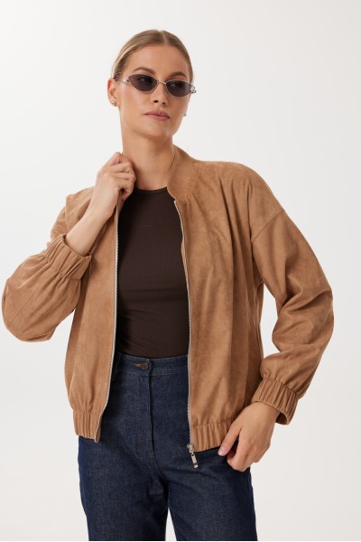 Бомбер 4649 песочный