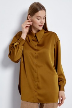 Блузка 4521 жидкое золото