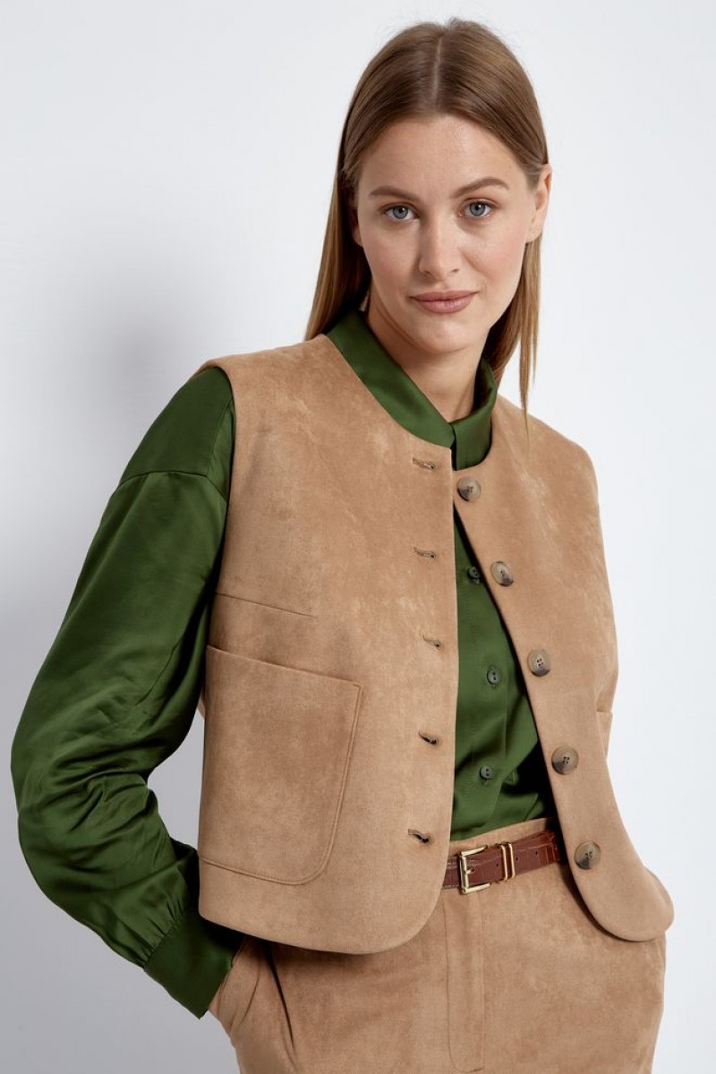 Жилет 4529 орех