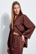 Блузка 4530 шоколад