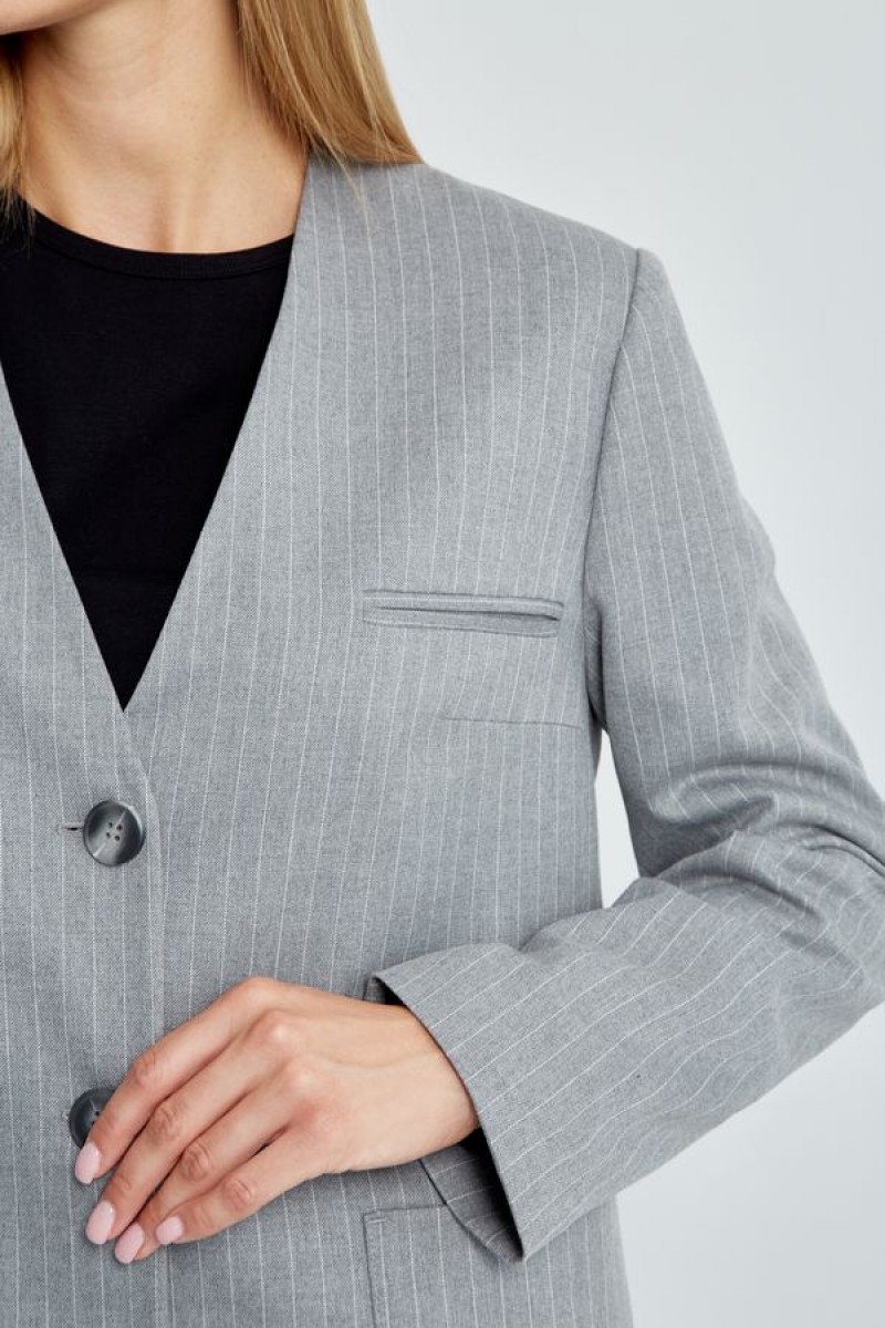 Жакет 4478 серый 