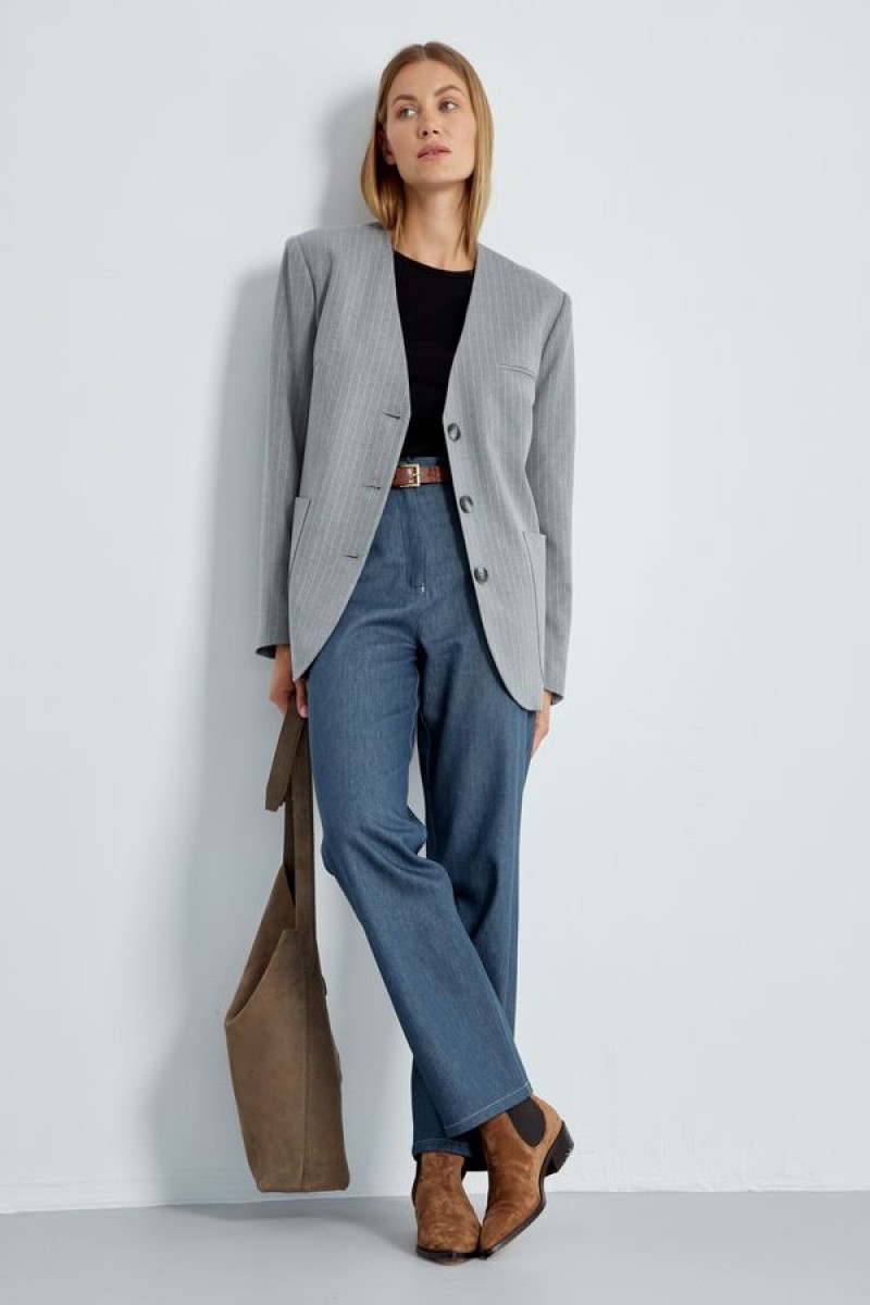 Жакет 4478 серый 