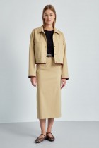 Юбка 4477 золотисто-бежевый