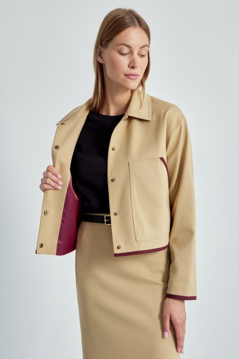 жакет 4476 золотисто-бежевый