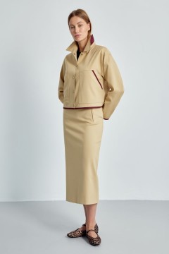 Юбка 4477 золотисто-бежевый