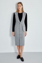 Сарафан 4497 серый 