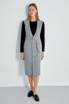 Сарафан 4497 серый 