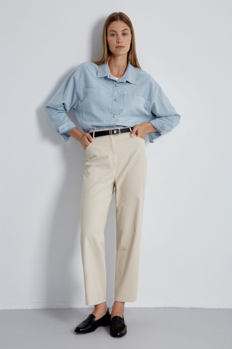 Брюки 4484 бежевый 