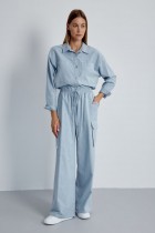 Брюки 4465 голубой 