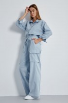 Брюки 4465 голубой 