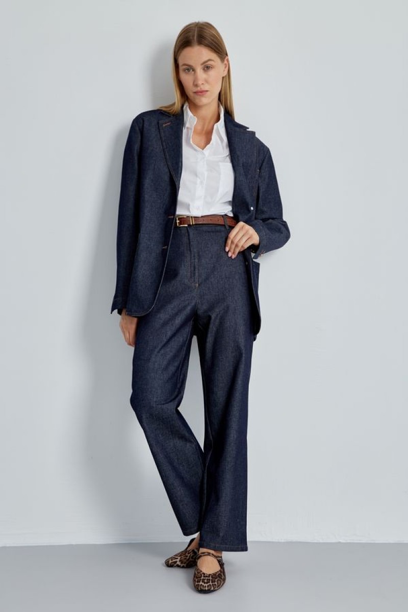 Брюки 4500 темно-синий