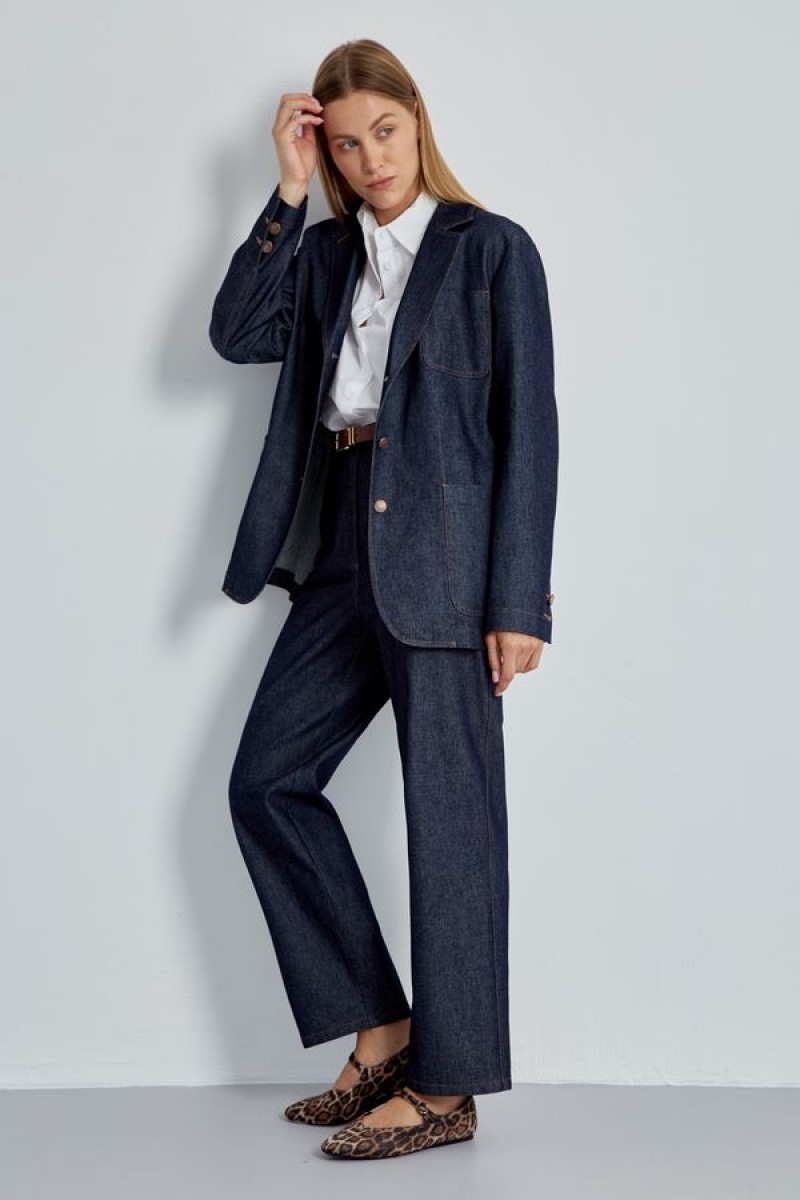 Брюки 4500 темно-синий