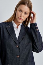 Жакет 4490 темно-синий