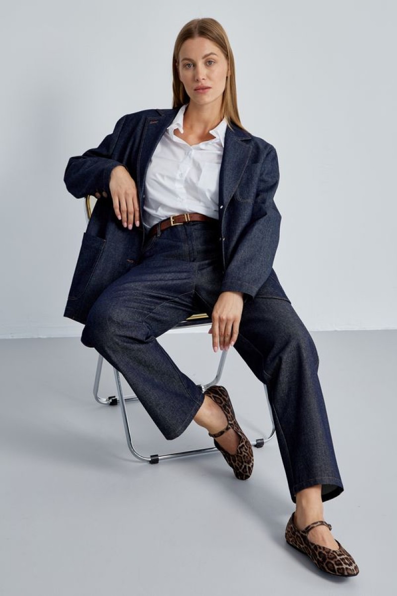 Брюки 4500 темно-синий