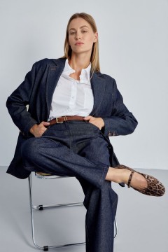 Жакет 4490 темно-синий