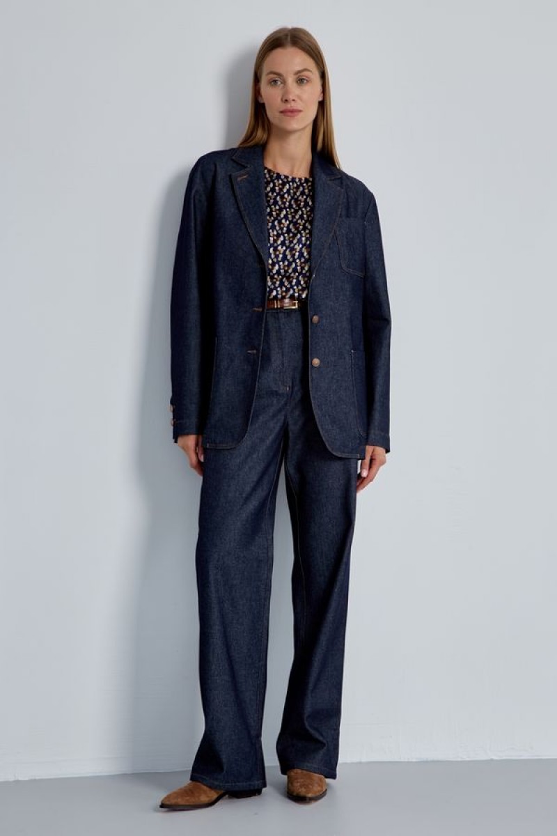 Брюки 4492 темно-синий