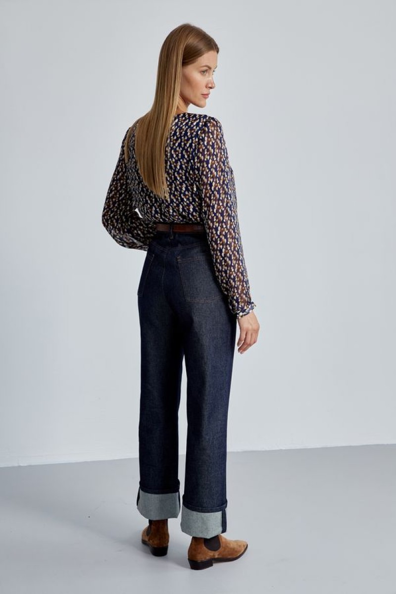 Брюки 4492 темно-синий