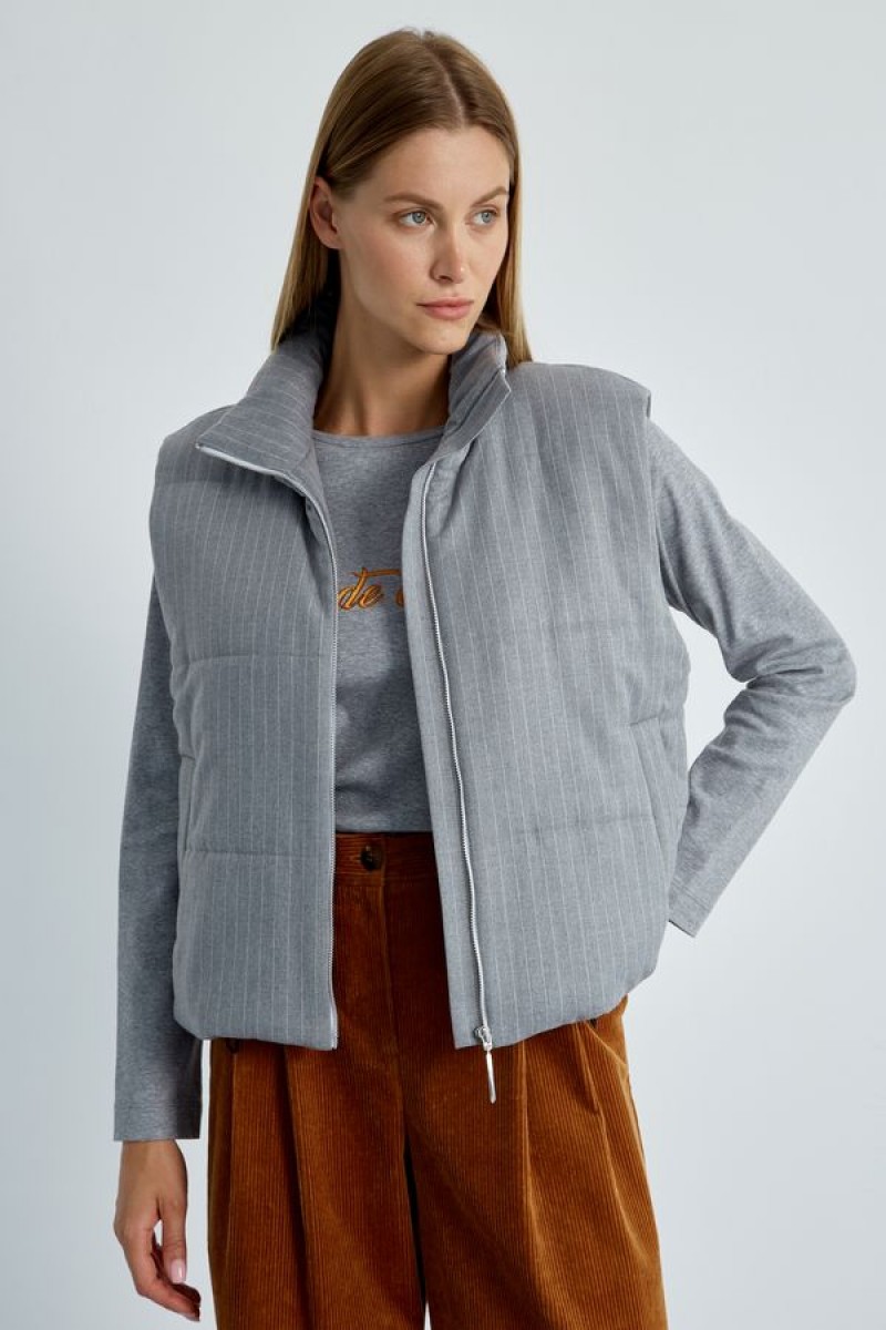 Жилетка 4459 серый 