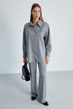 4479 Рубашка серая 4479 Рубашка серая