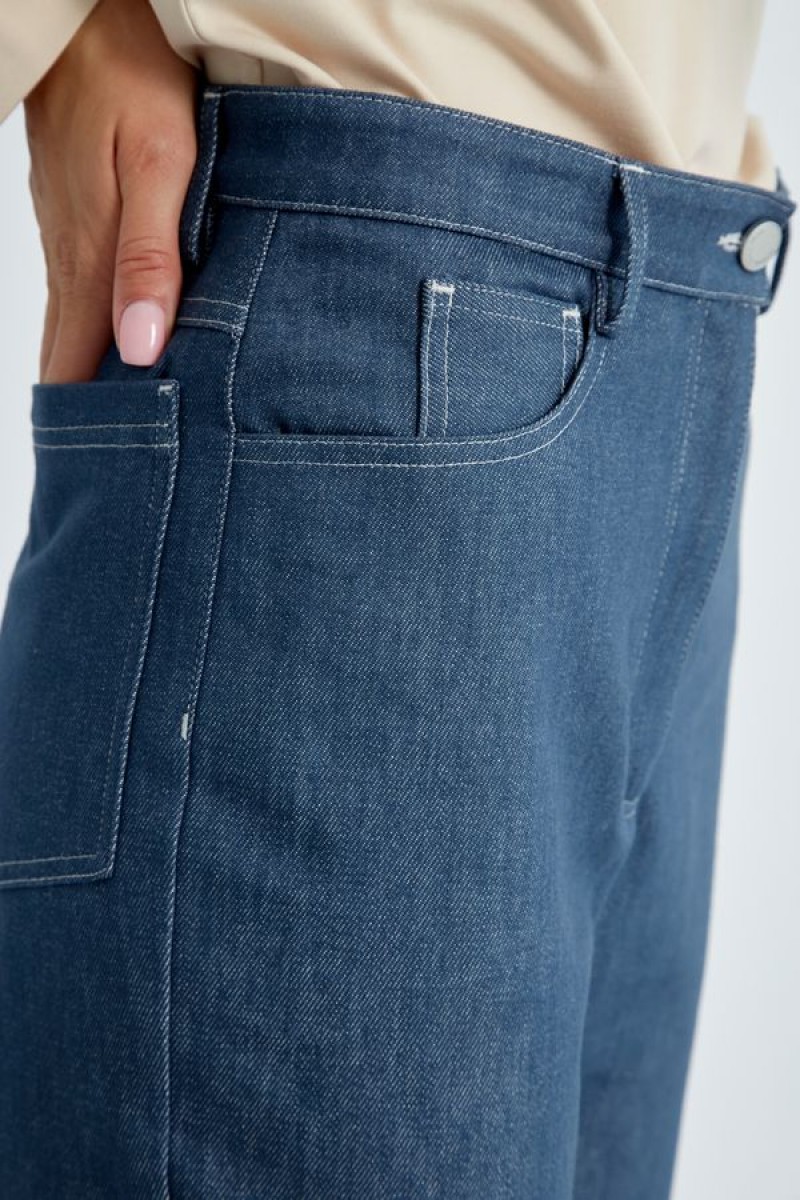 Брюки 4500 голубой