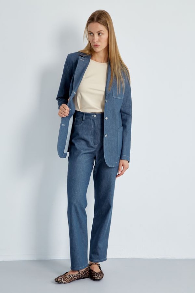 Брюки 4500 голубой