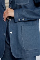 Жакет 4490 голубой 